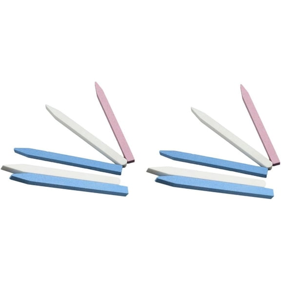 10 Pcs Baby Nail Polish Nail Buffer Baby Nail Buffer Nail Files Set Emery Board Nail Polisher Buffer Nail Pumice Stone Sand Board Pedicure Suite Infant Nail File Pedicure Nail File