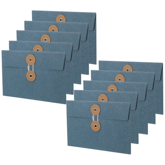 10 Pcs Bags Vintage Envelopes Paper String Storage Postcard