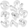 thumbnail image 1 of MLINS 10pcs Number Cookie Cutters Number Shape Biscuits Molds Home Baking Accessories Sugar Diy Molds, 1 of 6