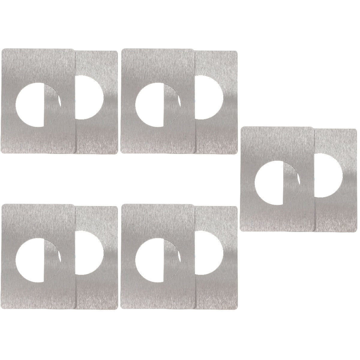 10 Pcs Ball Lock Door Reinforcement Plate Deadbolt Installation Kit The