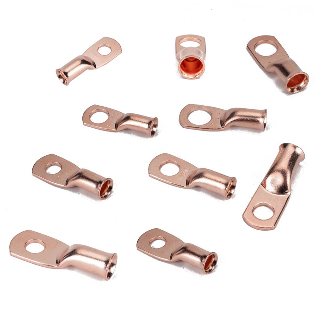 10 Pcs Battery Cable Terminal Cable Lug Terminal Battery Welding Wire Connectors Terminal