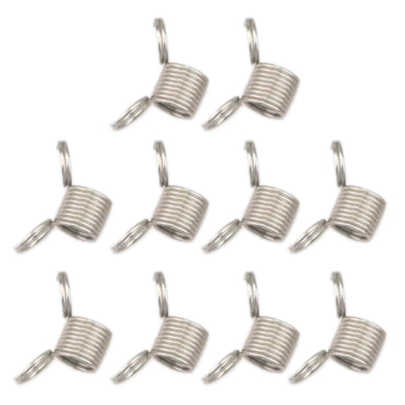 10 Pcs Beads Stopper Mini Spring Clamps Creative Bead Wire Ends Jewelry Making Tool for DIY Handmade Bracelets Necklace
