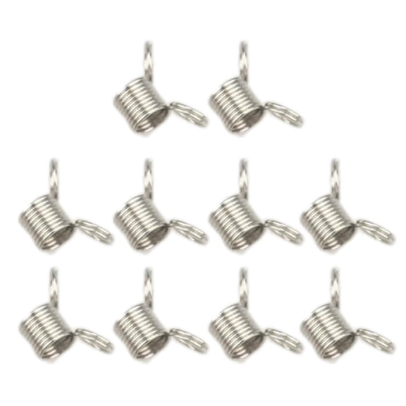 10 Pcs Beads Stopper Spring Clamps Creative Bead Wire Ends Jewelry Making Tool for Handmade Bracelets Necklace