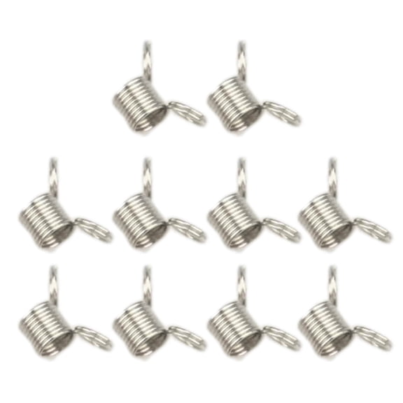 10 Pcs Beads Stopper Spring Clamps Creative Bead Wire Ends Jewelry Making Tool for Handmade Bracelets Necklace