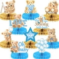 10 Pcs Bear Baby DHF10 Shower Party Supplies Bear Centerpieces for We