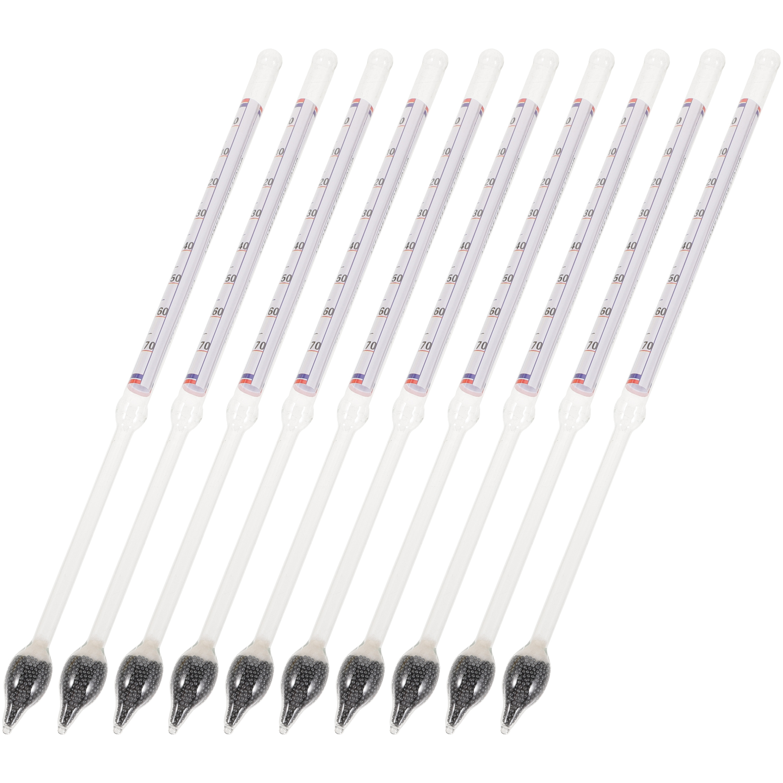 10 Pcs Beer Alcohol Hydrometer American Hydrometers Maple Sugar