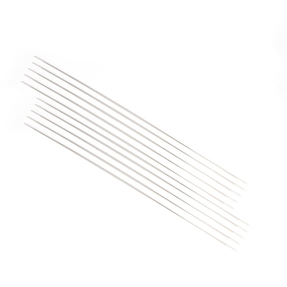 10 Pcs Big Eye Beading Metal Sewing 12.5cm Threading Needle Embroidery Beading Needle for Jewelry Making