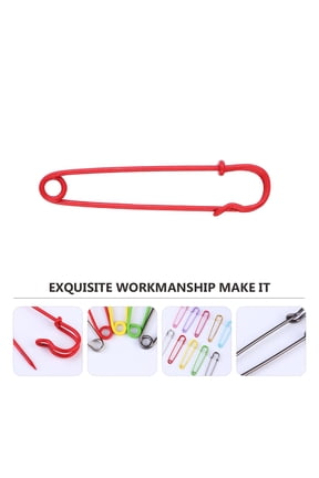 10 Pcs Big Pin Decor Metal Iron Pins Thick Cloth Pins Craft Pins Safety Pin Crafts Extra Large Pins