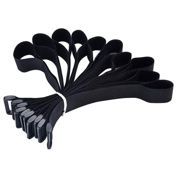 10 Pcs Bike Bicycle Cable Ties Multil Purpose Self-adhesive Bike Computer Data Cable Tie Bicycle Strap Reusable Fastening Cable