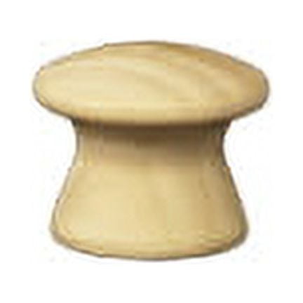 10 Pcs Birch Grain Wood Knobs 1" wide Flat 13/16" w/ 3/16" holeUse KS1250 threaded screws.