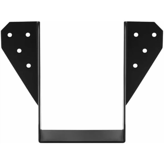 10 Pcs Black 4 x 6 Face-Mount Joist Hanger,Inner Width:3-1/2" Fit 4x6,4x8 Post,14 Gauge$$Hardware
