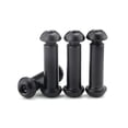 thumbnail image 1 of 10 Pcs Black Carbon Steel Round Head Hexagonal Fastening Rivets 8X55mm., 1 of 4