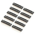 thumbnail image 1 of 10 Pcs Black DIP Switch 1-10 Positions 2.54mm Pitch for Circuit PCB, 1 of 3