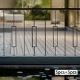 thumbnail image 1 of 10 Pcs Black Iron Balusters Decorative Metal Staircases Balusters 44in Length, 1 of 10