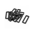 thumbnail image 1 of 10 Pcs Black Plastic Bag Bar Slides Buckles for 50mm Webbing Strap, 1 of 1