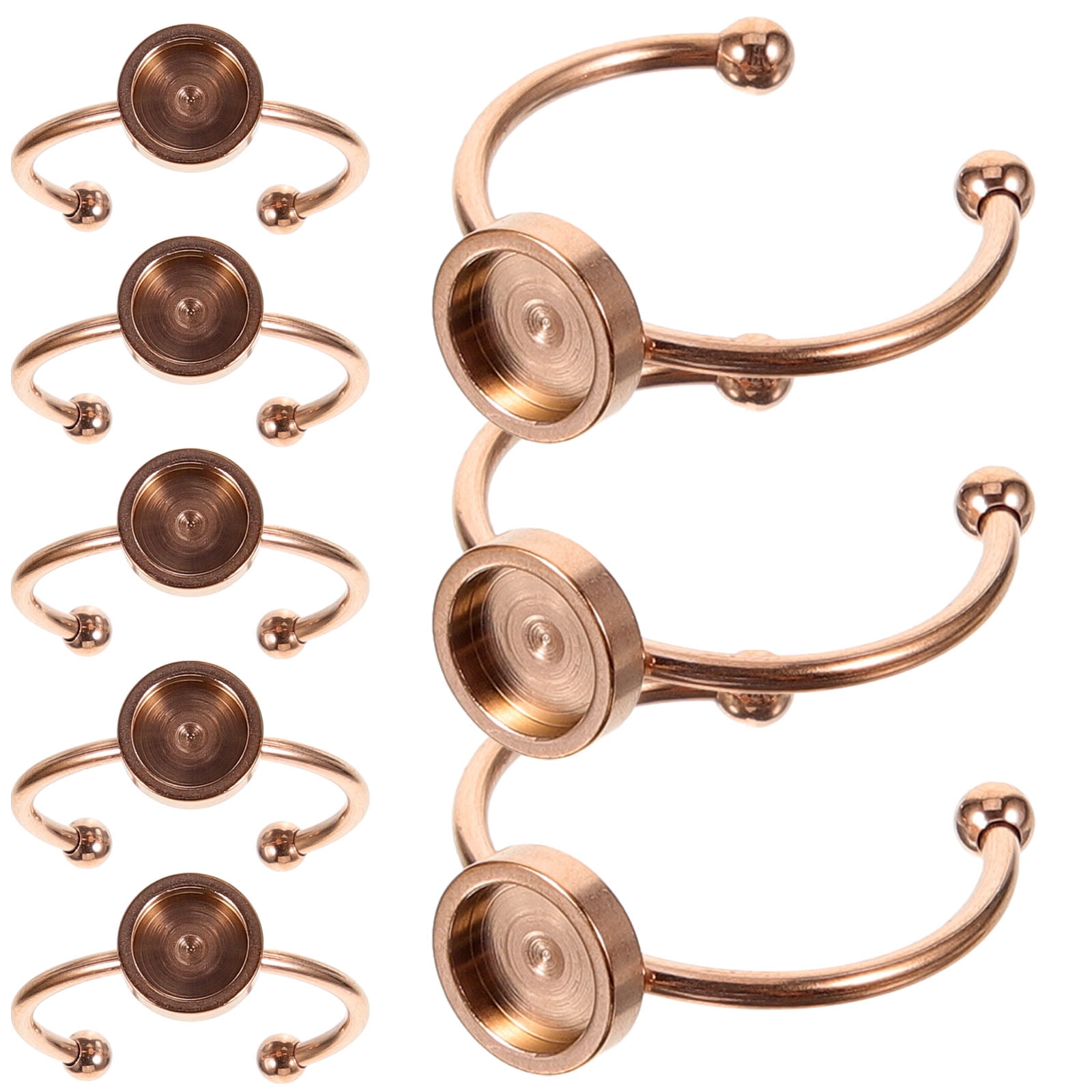 40 PCS Antique Bronze Jewelry Making Ring Blanks - Craft Findings For DIY Bracelets & Necklaces