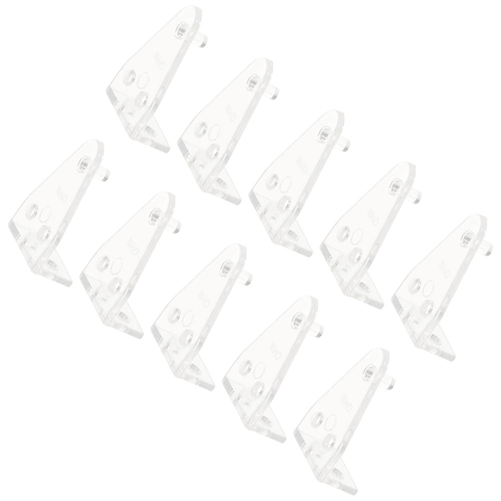 10 Pcs Blinds Hold down Bracket Brackets for Shutter Component Plastic