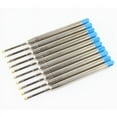 thumbnail image 1 of 10 Pcs Blue Ink Parker Style Standard 0.7MM Ballpoint Pen Refills NIB Medium, 1 of 7