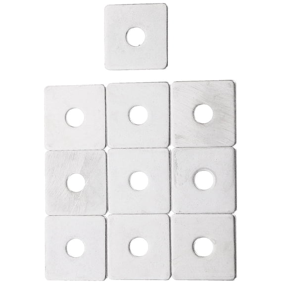 FENGGUIQU 10pcs Stainless Steel Flat Metal Washers for Framing and Load Carrying, Hardware Accessories
