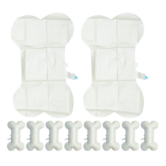 Cute Dog Bone Balloons for Party Decoration 10pcs Aluminum Foil Beige Color