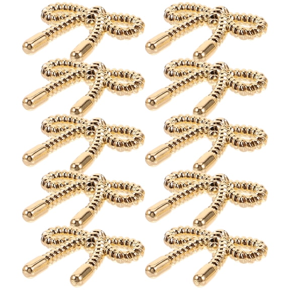 10pcs Bow Shaped Sewing Buttons for Coat Clothes Decorative