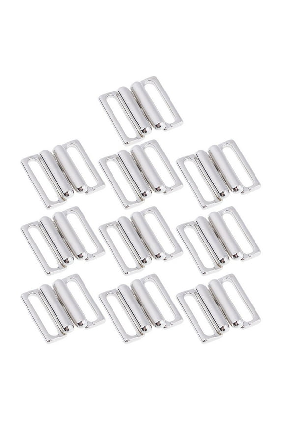 10 Pcs Bra Clip Hook Metal Clasps Bra Fasteners Strap Accesories - , 14mm