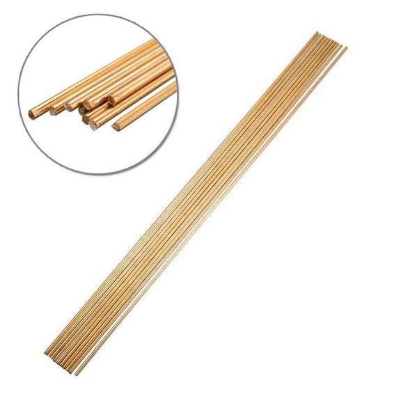 10 Pcs Brass Rods Wires 250mm HS221 Gold For Repair Welding Brazing Soldering Welding Equipment Accessories