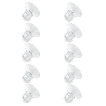 10 Pcs Breast Pump Flange Inserts Sizing Kit Breast Pump replacement pump parts Washable Silicone Inserts Reusable, Reduce 24mm Nipple Tunnel Down to 13 mm(13mm)