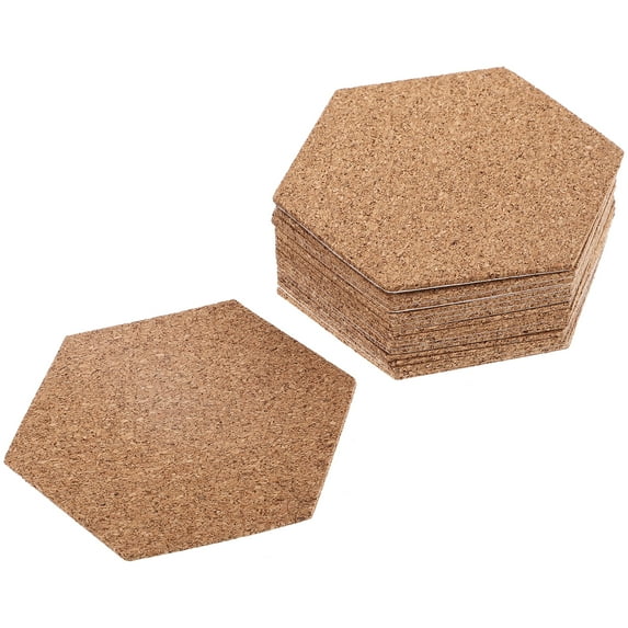 10 Pcs Bulletin Cork Cork Board 10X10cm