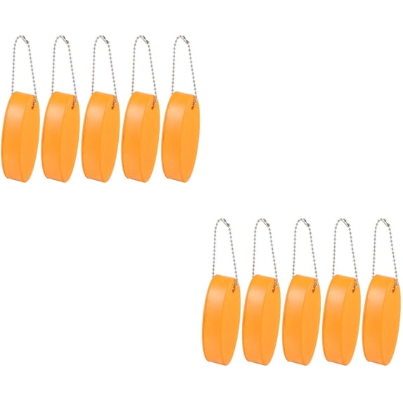 10 Pcs Buoy Keychain Surfboard Pendant Marine Accessories Rings Eva