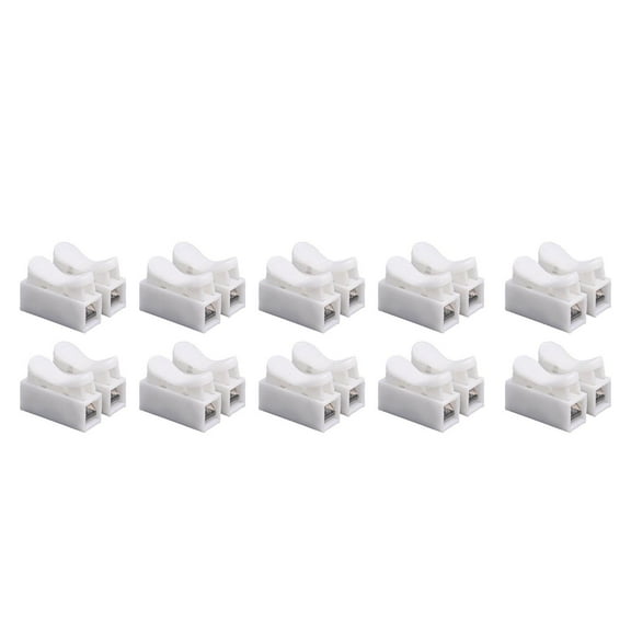 10 Pcs CH-2 6A Quick Connect Terminal Wire Branching And Parallel Connector