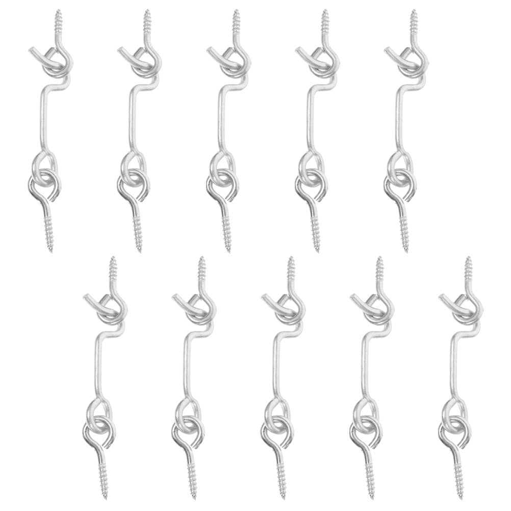10 Pcs Cabin Hook Eye Latch Door Swing Window Small Eyes Locks Ornament