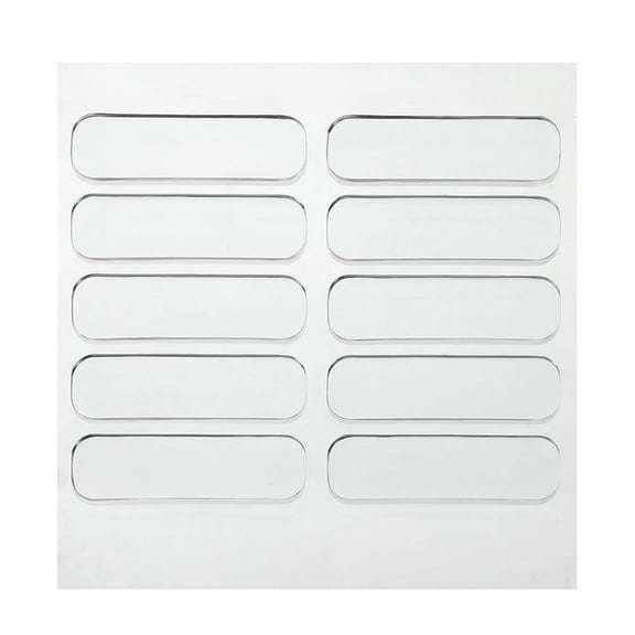 10 Pcs Cabinet Door Bumpers Self Adhesive Bumper Strip Wall Protector Pads Clear Cabinet Bumper Door Stoppers Sound Dampening Buffer Pads Silicone Buffer Pads for Toilet Cover Table (1.4 * 0.4in)