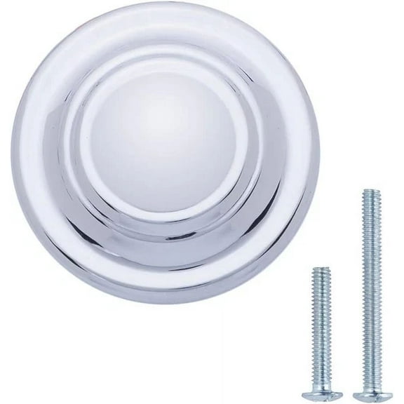 10 Pcs Cabinet Knobs Drawer Pulls Door Handles Kitchen Hardware Polished Chrome