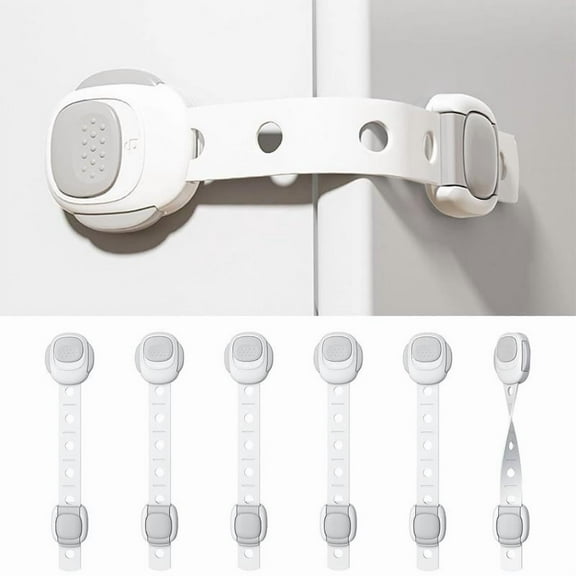 10 Pcs Cabinet Locks Proofing Straps Belt