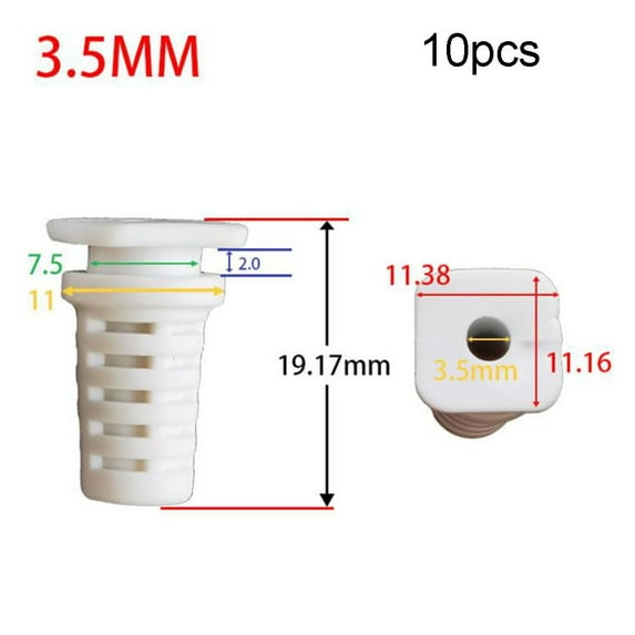 10 Pcs Cable Gland Connector Rubber Strain Relief Cord Power Tool Cable Sleeves