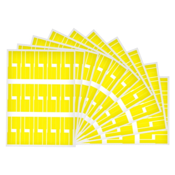 10 Pcs Cable Labels, Tear Resistant Self-Adhesive Cable Tags, Waterproof Wire Cord Label Cable Stickers for Marking & Organizing Cables in Office, Home