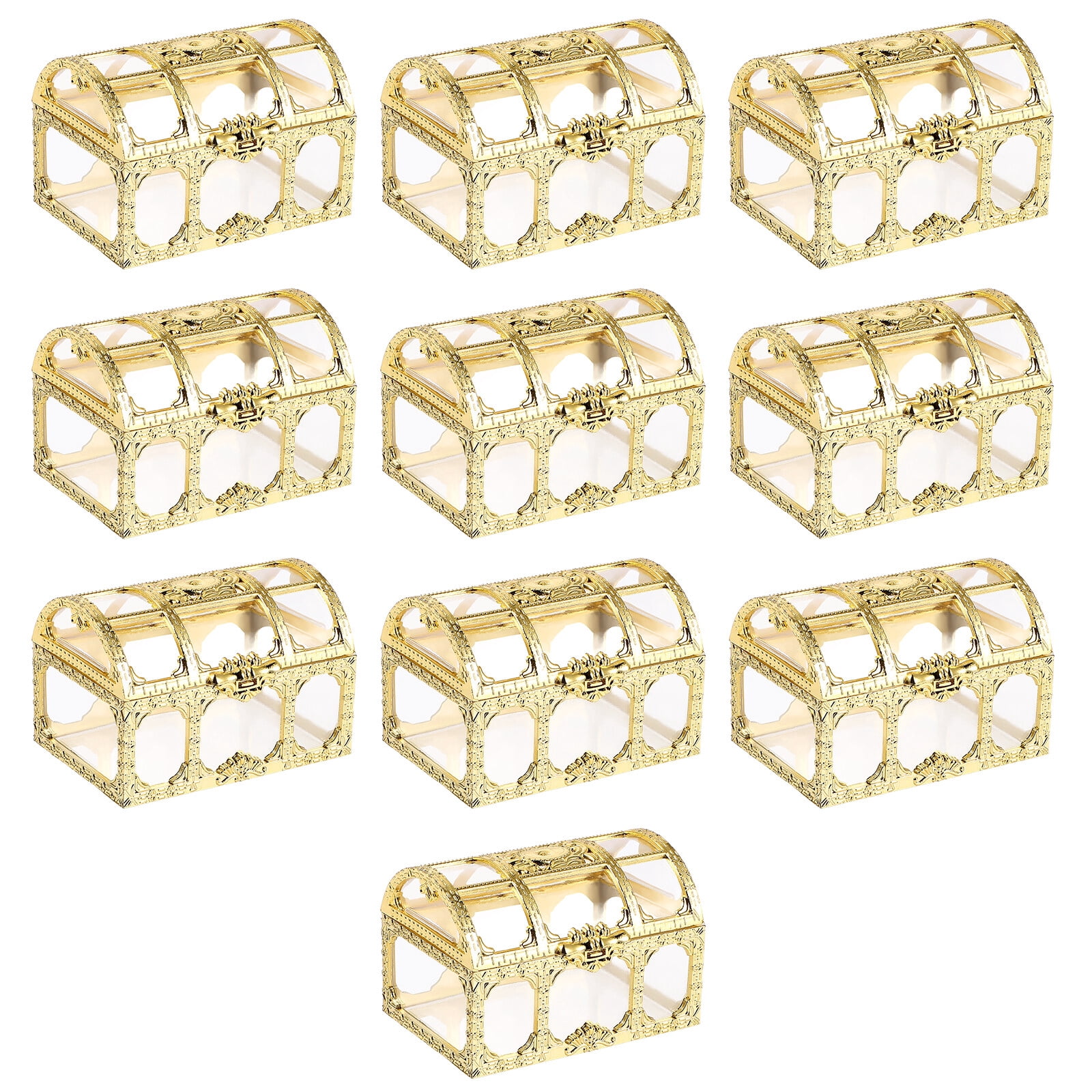 10 Pcs Candy Box Tiny Gift Boxes Small Gold Favor Decor Wedding ...