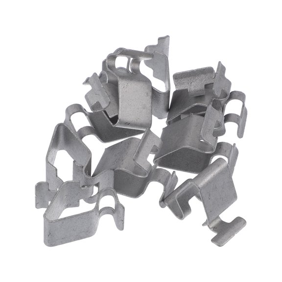 10 Pcs Car Body B-Pillar Trim Panel Clip Compatible for Volkswagen Beetle 1998-2019 Metal Silver Tone