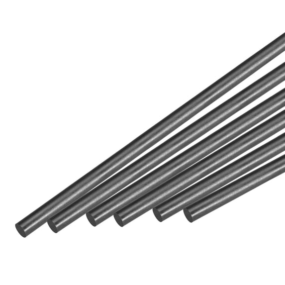10 Pcs Carbon Fiber Rod 6mm x 200mm for RC Plane DIY Tool Wing Tube Quadcopter Arm