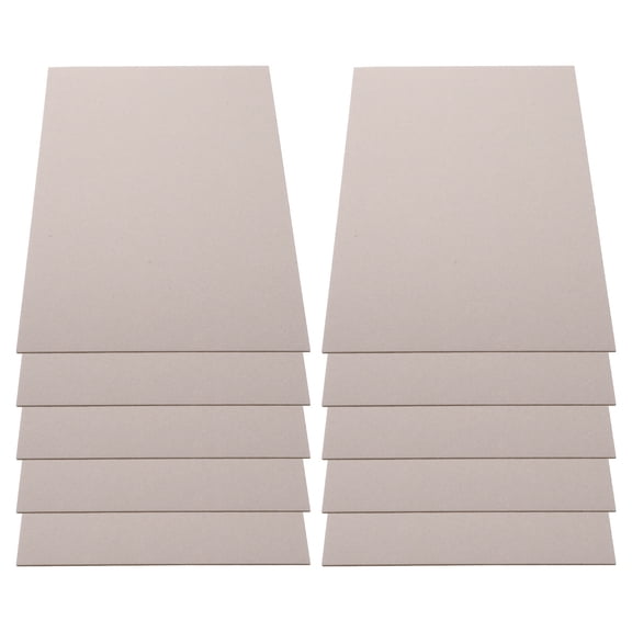 10 Pcs Cardboard Fiberboard Chart Paper for Teachers Drawing Kids Chipboard Kraft Child Light Grey