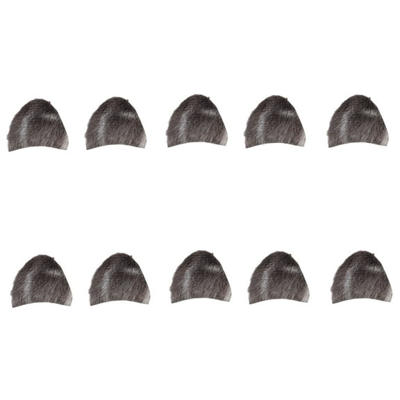 10 Pcs Cats Ears Charm Crafting Accessories Headband Making Charm for Headbands Hairband Making Clothes Decoration