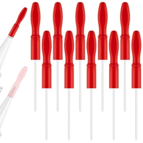 10 Pcs Caulk Tube Caps Reusable Caulk Saver Tube Sealer Caps Finishing Tool for Sealing and Preserving Open Universal Prevent Drying (Red)
