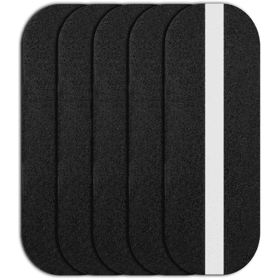 10 Pcs Ceiling Fan Filters for Blades, 9.8 x 3.5 x 0.4 in / 25 x 9 x 1 cm Activated Carbon Filter Pads, Long-lasting & Cuttable, Dust Pollen Smoke Filter, Keep Air Clean