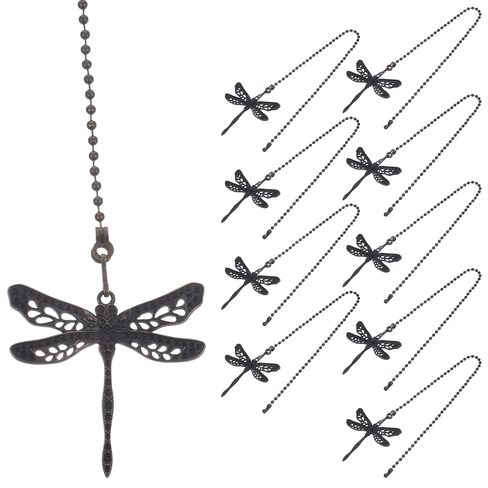 10 Pcs Ceiling Fan Pull Chain for Light Fixtures Wall Decor Extenders