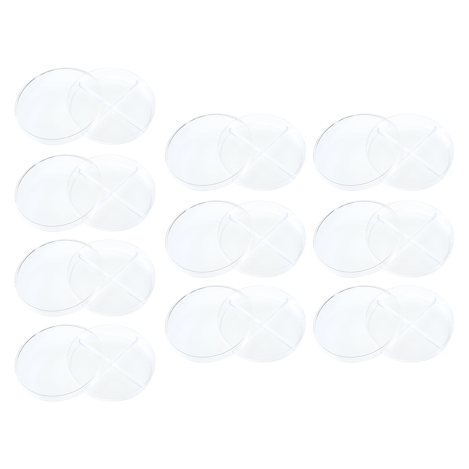 10 Pcs Cell Culture Dish Transparent Petri Dish Cell Culture