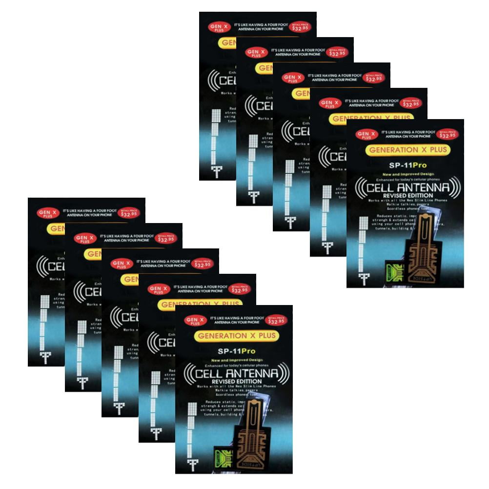 10 Pcs Cell Phone Signal Booster Sticker Upgraded Internal Antenna