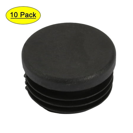 10 Pcs Chair Table Leg Plastic Cap Round Tube Insert Fit 35mm Pipe Outer Dia