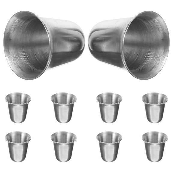 10 Pcs Chalice Communion Cup Communions Cup Coffee Mug Stainless Steel Religious Cups
