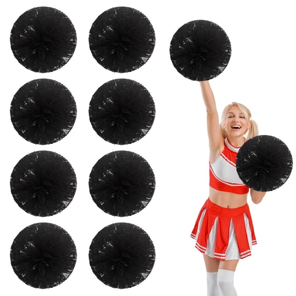 10 Pcs Cheerleading Pom Poms- Cheerleader Pompoms With Finger Holes-Fit For Team Spirit Sports Dance Cheering.